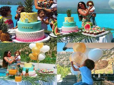بالصور| لاميتا فرنجية تحتفل بعيد ميلاد ابنها الثالث